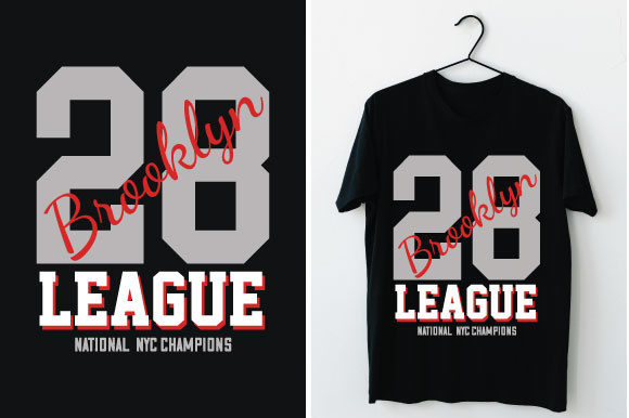 28 Brooklyn League: Graphics for T-Shirt Designs & Branding