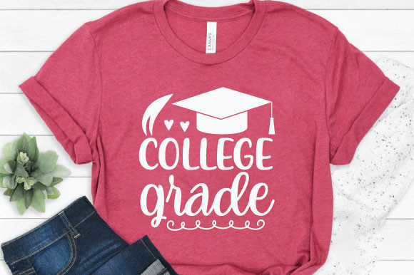 College Grade Graphics for T-Shirt Designs