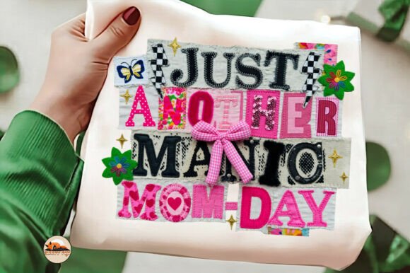 Funny Motherhood Png, Patchwork Mom Day