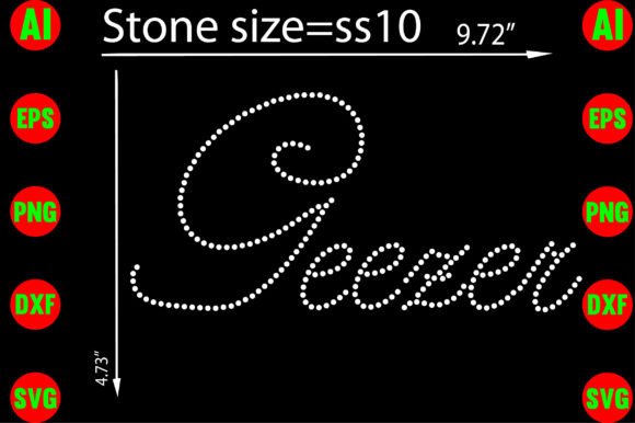 Geezer Rhinestone Templates Design