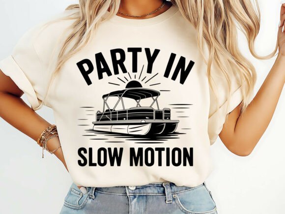 Party in Slow Motion: T-Shirt Design Graphics