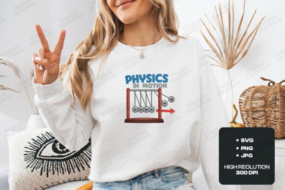 Physics in Motion Graphics for T-Shirt Designs