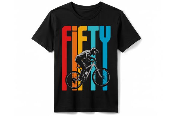 Retro Fifty MTB Biker T-Shirt: Graphics & T-Shirt Designs Review