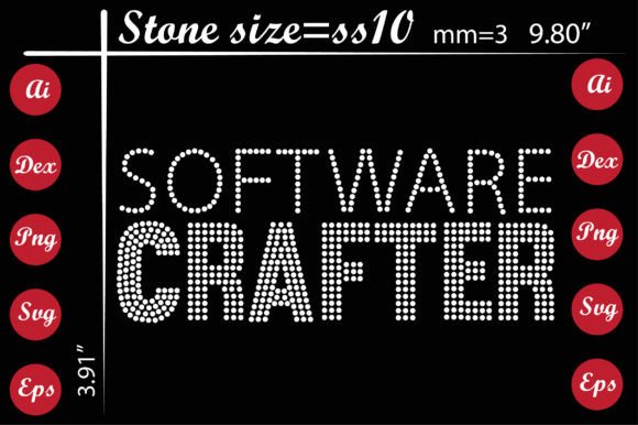 Software Crafter Rhinestone Templates Graphics