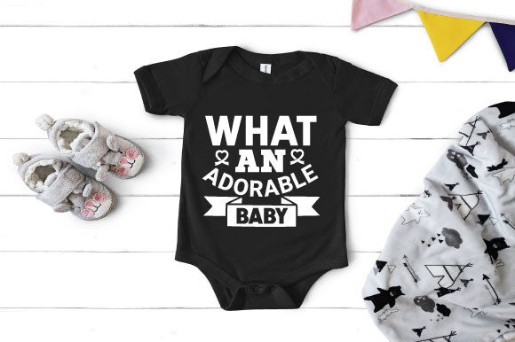 What an Adorable Baby Graphics for T-Shirt Designs